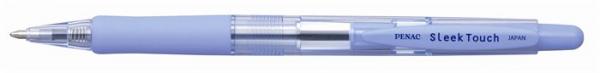 Guľôčkové pero, 0,7 mm, stláčací mechanizmus, PENAC "Sleek Touch", modré 1