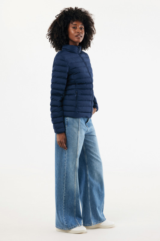 IQONIQ Maiko dámska prešívaná bunda z rec. polyesteru námornícka modrá XXL 6