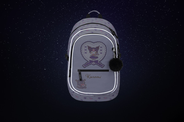 BAAGL SADA 5 Core Kuromi Sweet One: batoh, peračník, vrecko, ľadvinka, obal na notebook GR 5