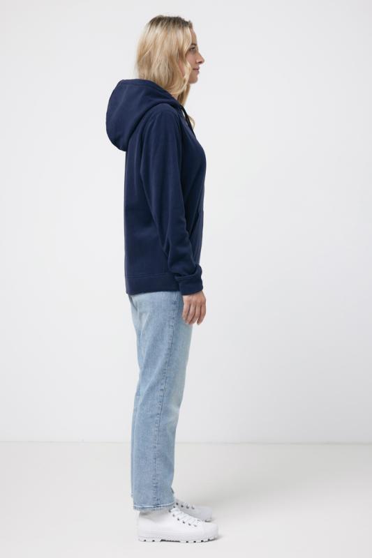 Micro fleece mikina IQONIQ Trivor z recykl. polyesteru námornícka modrá XXL 9