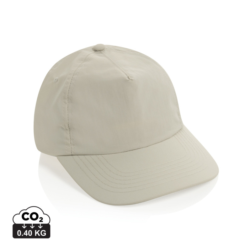 KENTO URBAN RCS dobrodružná 5-panel. šiltovka z rec. nylonu béžová
