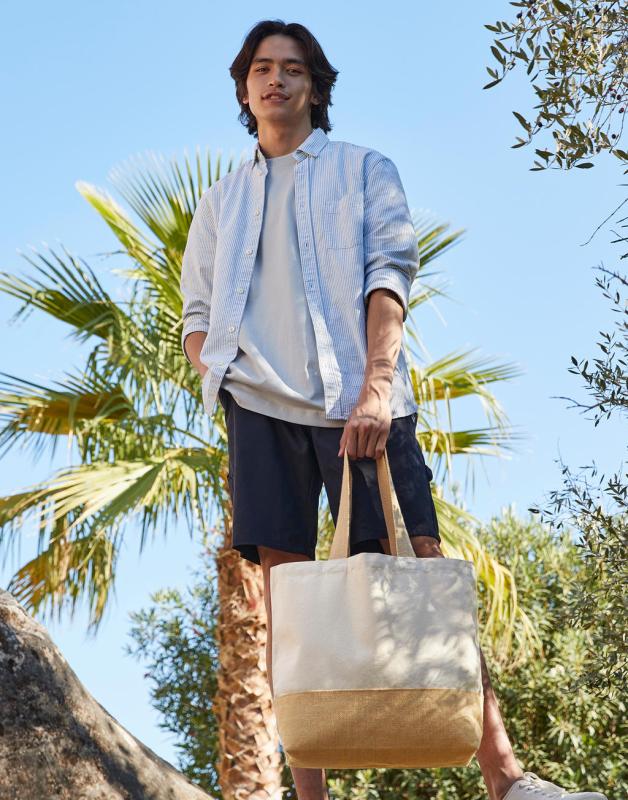 Taška Jute Base Canvas Tote 1
