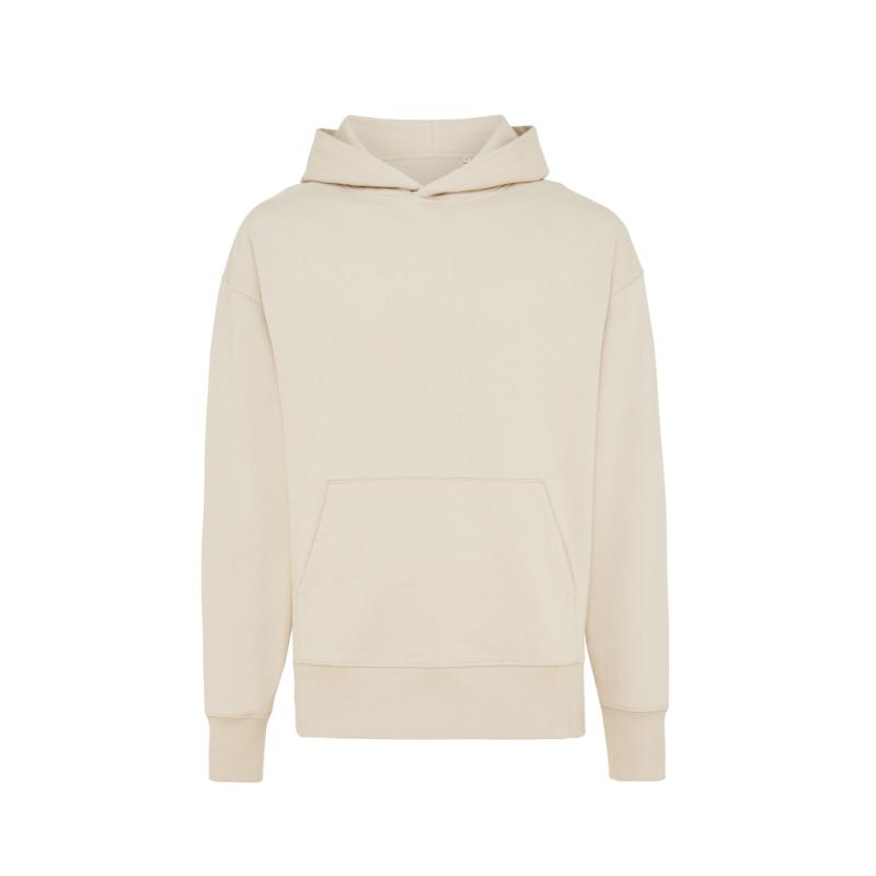 Mikina s kapucňou IQONIQ Yoho relaxed fit z recykl. bavlny natural raw M 1