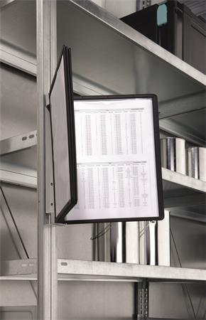 Držiak, nástenný, magnetický, s 5 panelmi, DURABLE "VARIO® 5 MAGNET", čierna 4