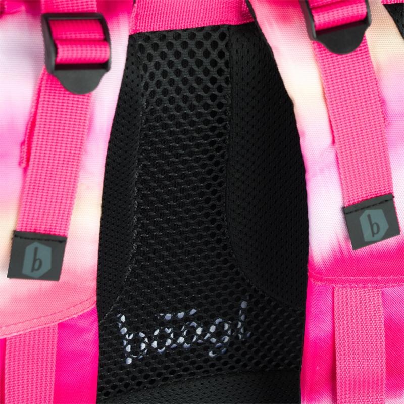 BAAGL Školský batoh Skate Pink Stripes 8