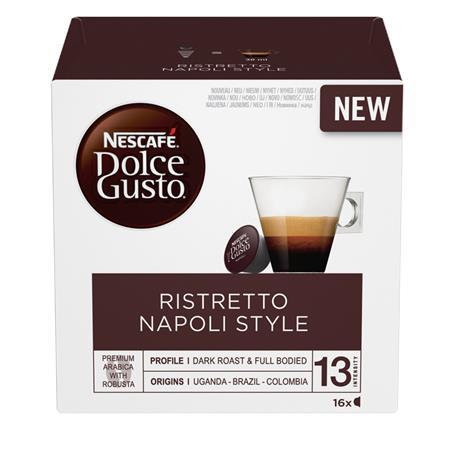 NESCAFE Kávové kapsuly, 16 ks, NESCAFÉ "Dolce Gusto Ristretto Napoli" 1