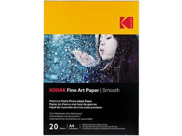 Fotopapier, pre atramentovú tlač, A4, 230 g, matný, KODAK "Fine Art" 1