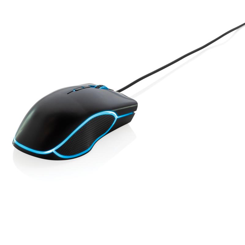 RGB herná myš čierna 3