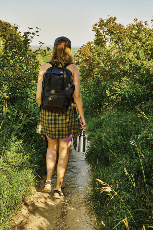 Malá termo fľaša na vodu 500 ml Black+Blum olivovo zelená 10