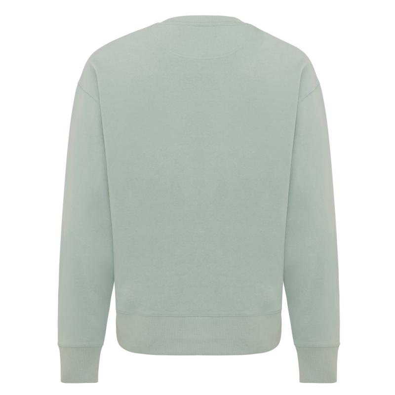 Mikina IQONIQ Kruger relaxed fit z recykl. bavlny Iceberg green M 2