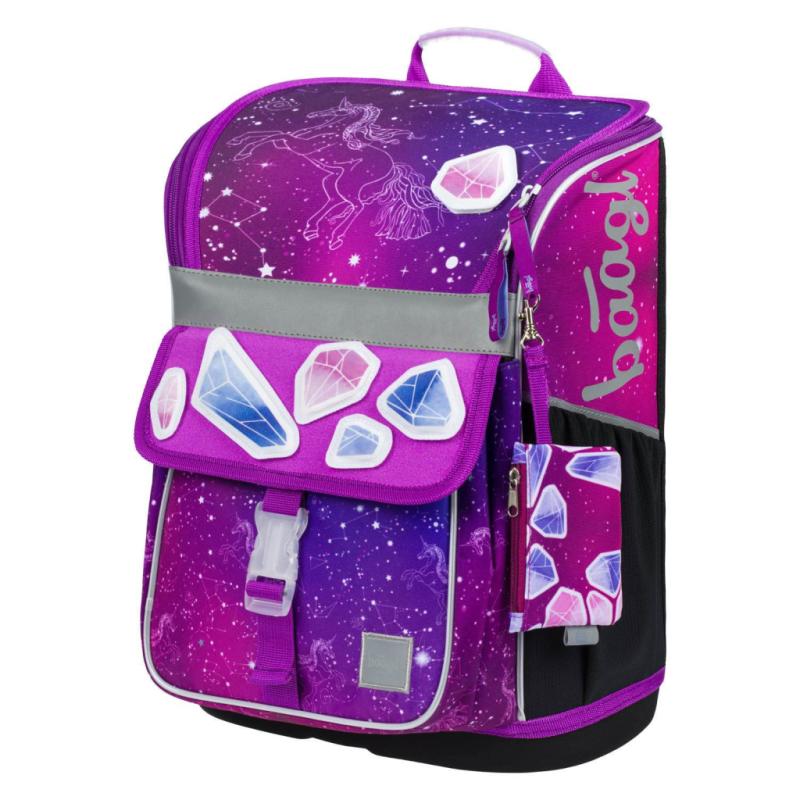 BAAGL Školská aktovka Zippy Unicorn Universe - Kreativ 1