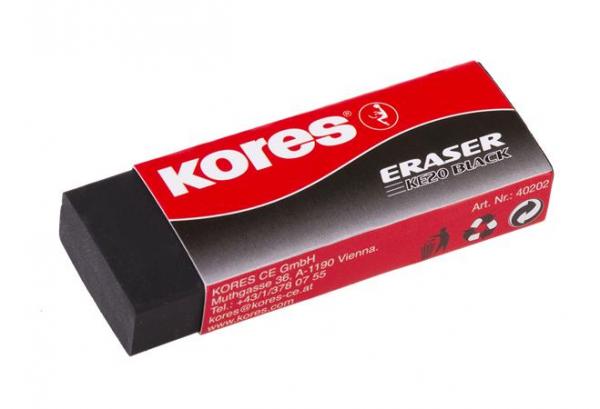 Guma, KORES "KE-20", čierna 1