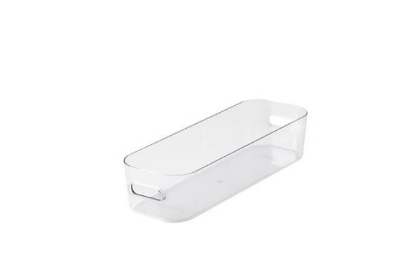Úložný box, plastový, 1,3 l, SMARTSTORE "Compact Clear Slim", priehľadný 1