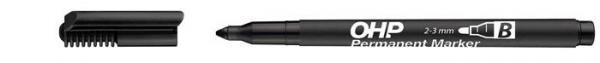 Permanentný popisovač, OHP, 2-3 mm, B, ICO, čierny 1