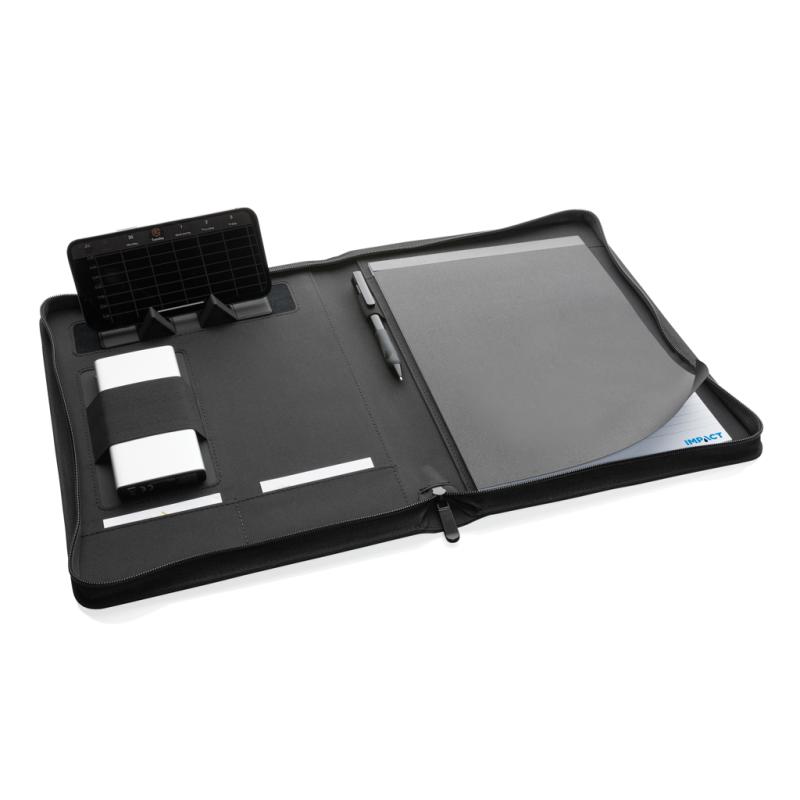Portfólio na zips z 300D RPET AWARE™ čierna 5