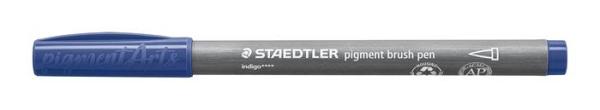 Fixka v tvare štetca, sada, STAEDTLER "Pigment brush 371", 12 rôznych prírodných farieb 5