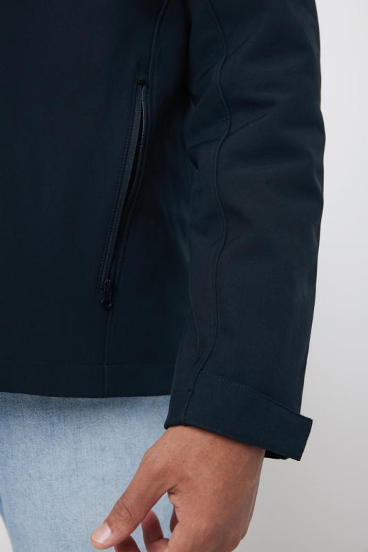 Pánska soft shell bunda IQONIQ Makalu z recykl. polyesteru čierna 4XL 10