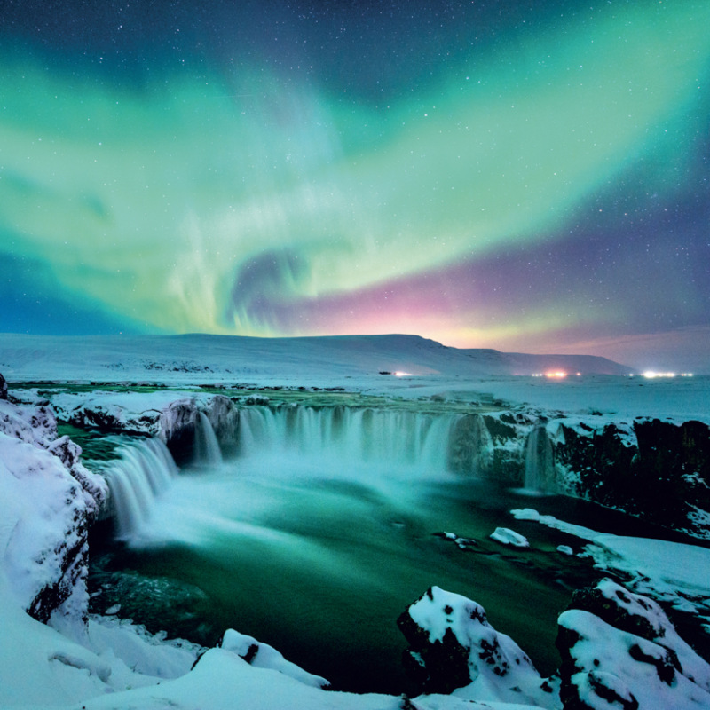NOTIQUE Grid calendar Aurora Borealis 2027, 30 x 30 cm 11
