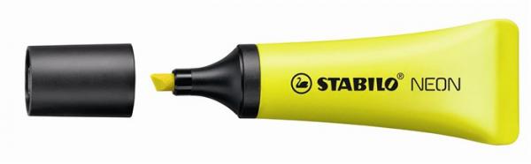 Zvýrazňovač, 2-5 mm, STABILO "Neon", žltý 2