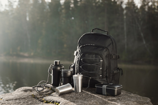 VINGA Parks RCS fľaša z nehrdzavejúcej ocele, 400 ml čierna 10