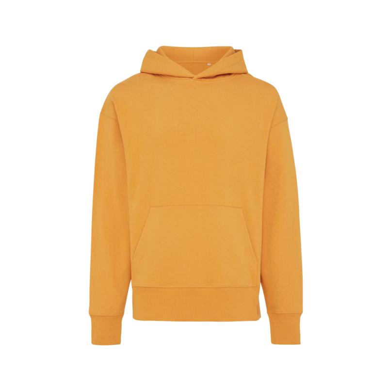 Mikina s kapucňou IQONIQ Yoho relaxed fit z recykl. bavlny sundial orange M 1