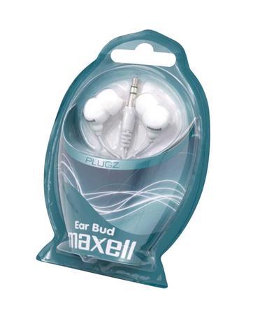 Slúchadlá, MAXELL "Plugz", biela 4