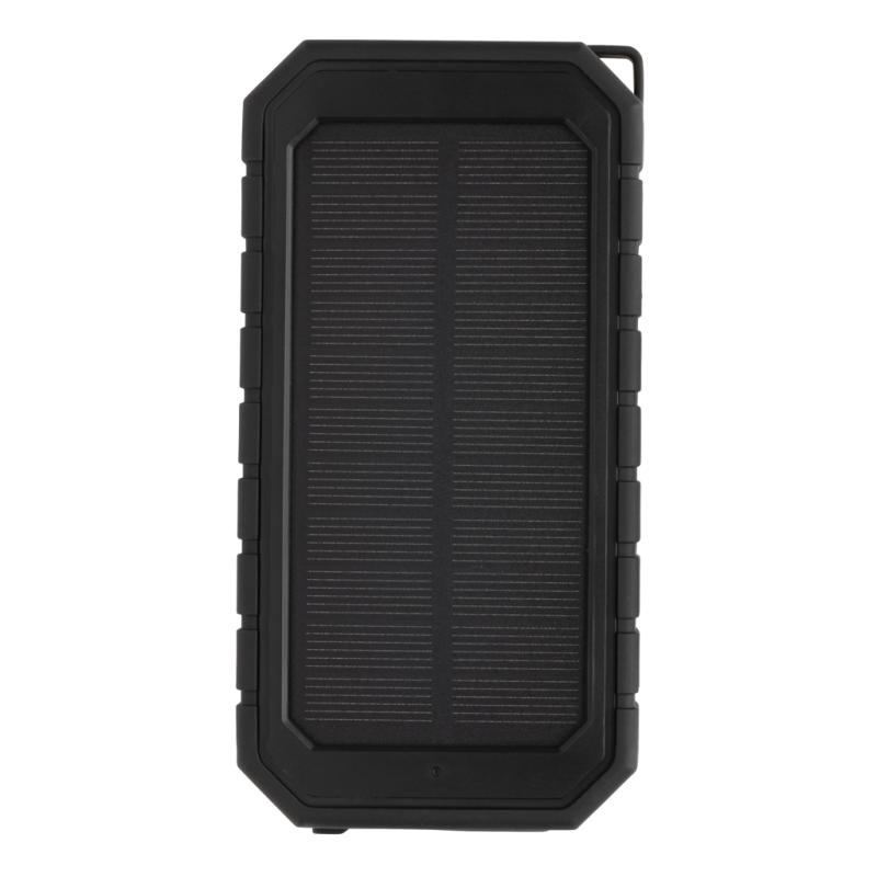 Bezdrôtová solárna powerbanka 10000mAh 10W z RCS rec. plastu čierna 5