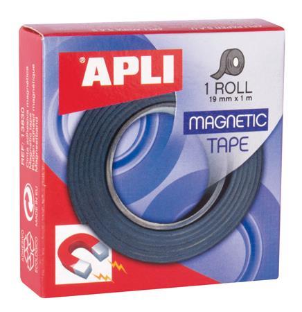 Lepiaca páska, 19 mm x 1 m, magnetická, APLI "Magnetic" 1