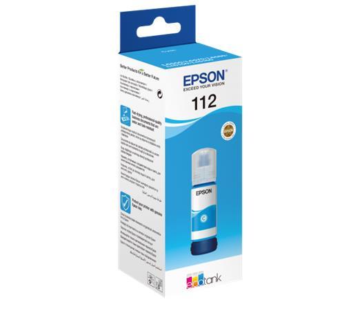 T06C24A atrament k EcoTank L6550, 6570, 6580 tlačiarňam, EPSON, cyan, 70 ml 1
