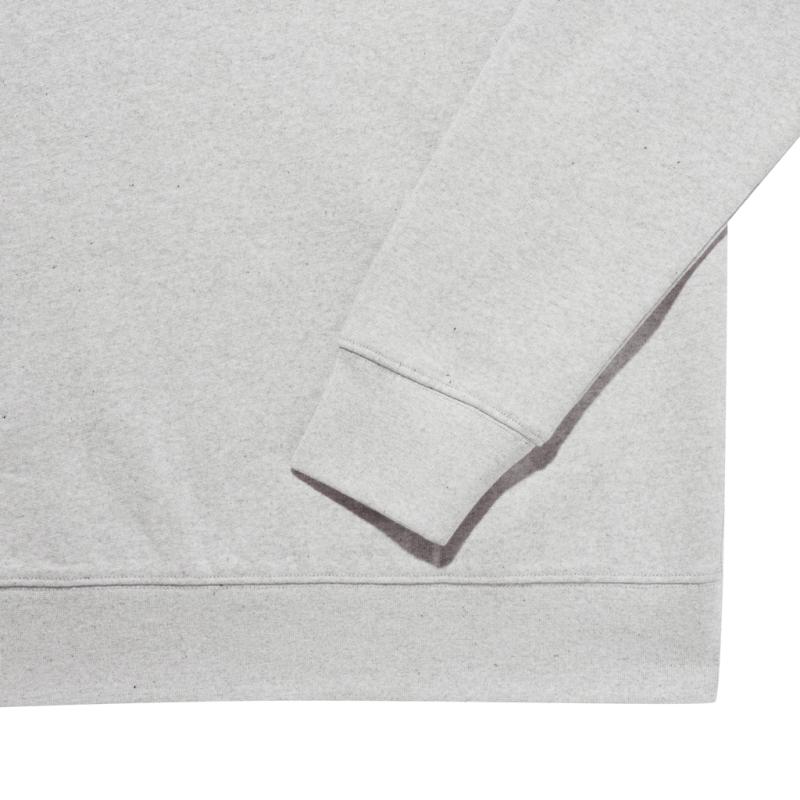 Ľahká mikina IQONIQ Etosha z recykl. bavlny light heather grey 5XL 3