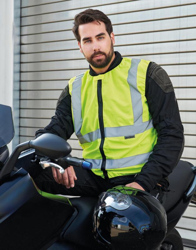 Vysoko reflexná motorkárska vesta "Schleiz" 2