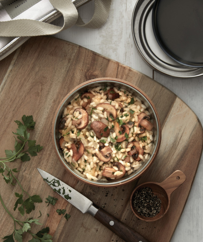 Sklenená miska na jedlo 750ml Black+Blum hnedá 12