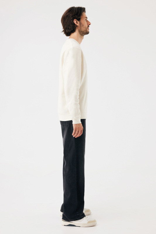 IQONIQ Toria Unisex mikina s okrúhl. výstrihom z rec. bavlny natural raw XXL 11