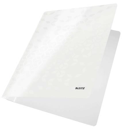 Rýchloviazač, laminovaný kartón, A4, LEITZ "Wow", biela 2