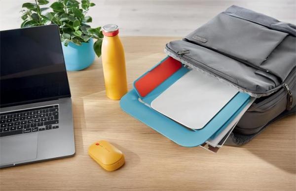 Stojan na notebook, nastaviteľný, LEITZ "Ergo Cosy", pokojná modrá 6