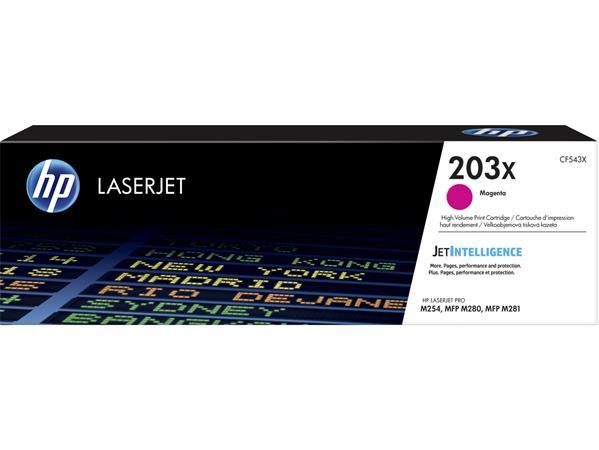CF543X Toner k tlačiarňam, HP ColorLaserJet Pro MFP M280nw, MFP M281fdn, MFP M281fdw nyomt 1