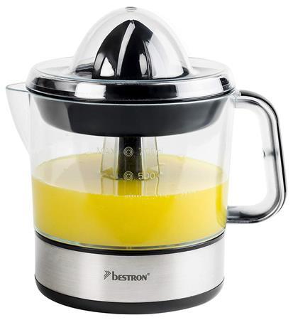 Odšťavovač na citrusy, 0,7 l, BESTRON, čierna-nerez 1