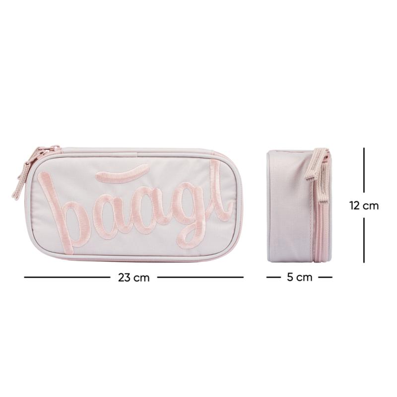 BAAGL Školský peračník etui Creamy 3