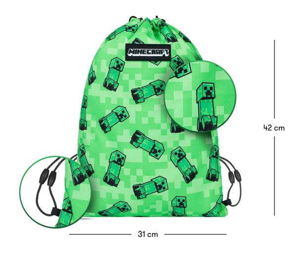 MINECRAFT Vrecko Creeper 2
