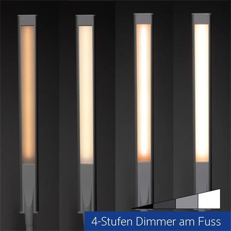Stolová lampa, LED, stmievateľná, MAUL "Pirro", biela 2