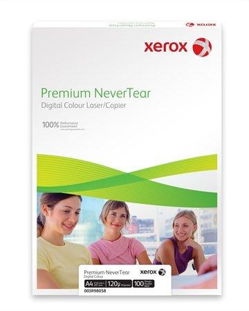Netrhateľné média, plastové, A4, vodeodolné, 120  mikr., XEROX "Nevertear" 2