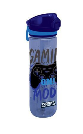 Fľaša, 600 ml, LIZZYSULI, Esports Gamer on duty, čierna
