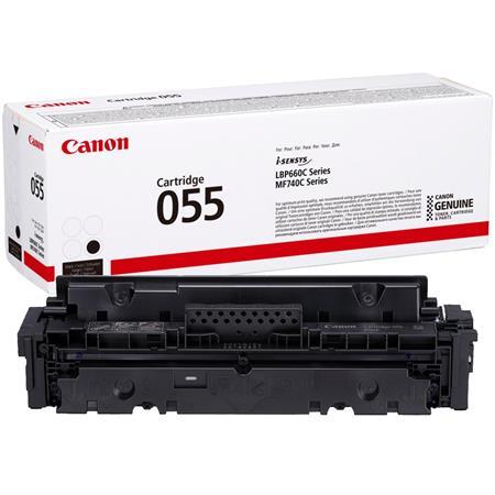 CRG-055 laserový tóner i-Sensys, k tlačiarňam LPB663, 664, MF742, 744, 746, CANON, čierna,