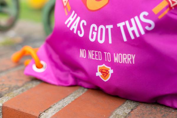 Vrecko na obuv Supergirl – STAY CALM 2