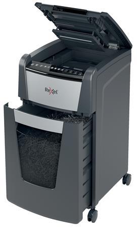 Skartovací stroj, mikrokonfetti, 300 listov, REXEL, "Optimum AutoFeed+ 300M" 4