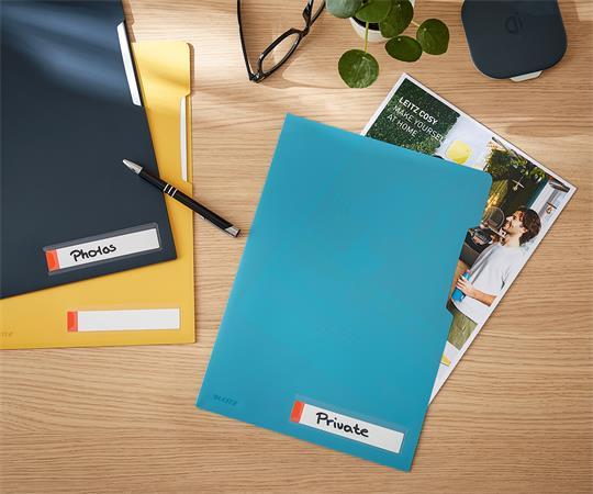 Euroobal, "L", A4, PP, LEITZ "Cosy Privacy", matná modrá 5