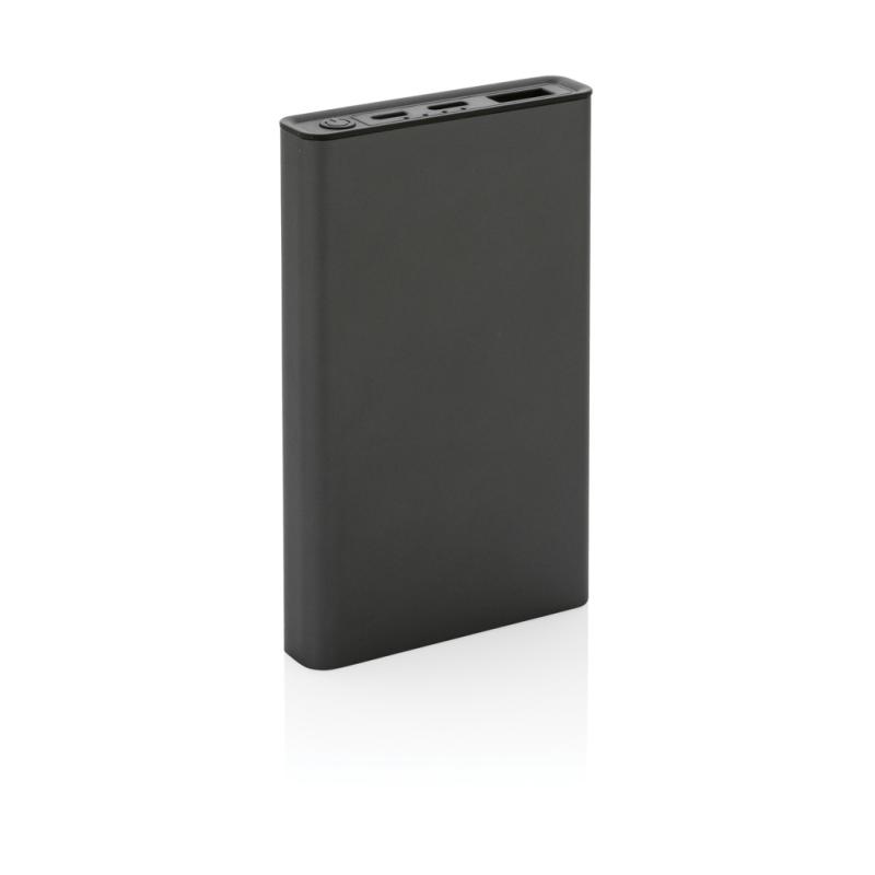 Powerbanka Terra 5 000mAh z RCS rec. hliníka a ABS sivá 1