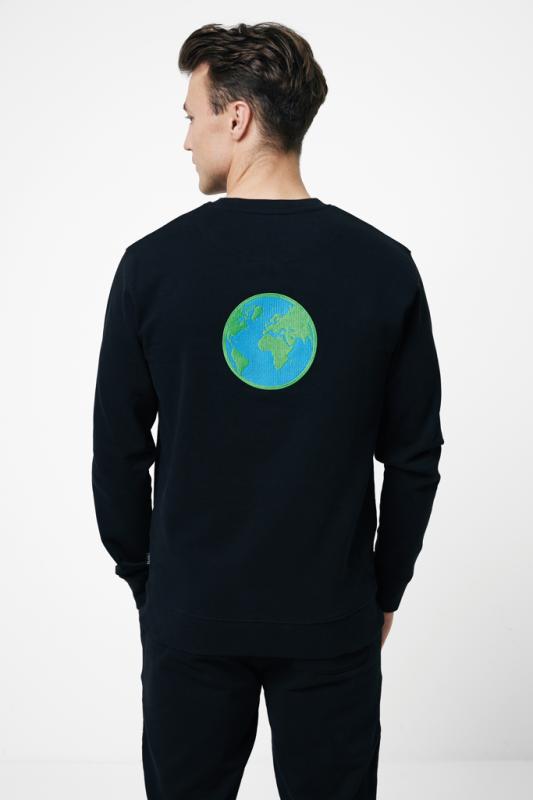 Mikina IQONIQ Zion z recykl. bavlny čierna XXXL 5