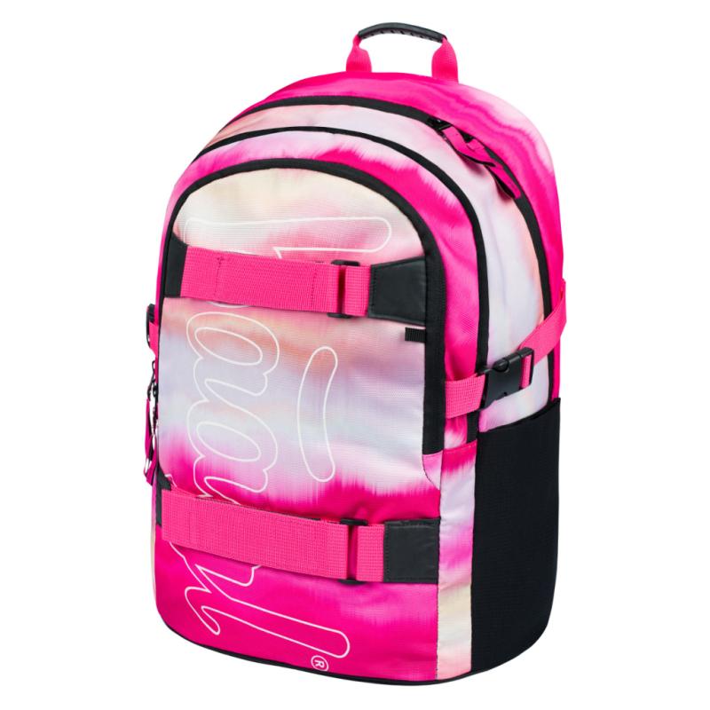 BAAGL Školský batoh Skate Pink Stripes 1