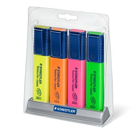 Zvýrazňovač, sada, 1-5 mm, STAEDTLER, 4 rôzne farby 2